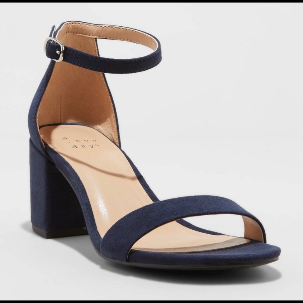 Michaela Mid Block Heel Sandal Pumps - A New Day